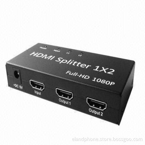 1 x 2 Splitter, Supports 3-D 2 ports HDMI Splitter
